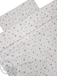 Ovis ágynemű szett - rózsaszín csillagok