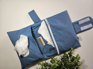 Pelenkázó neszesszer - farmerkék