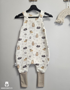 Dupla géz tipegő hálózsák - cuki állatok